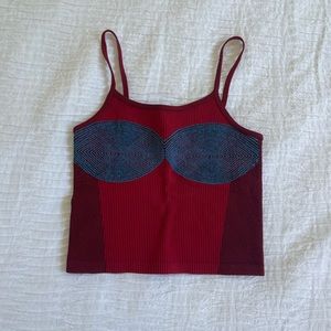 Zara cropped tank top
